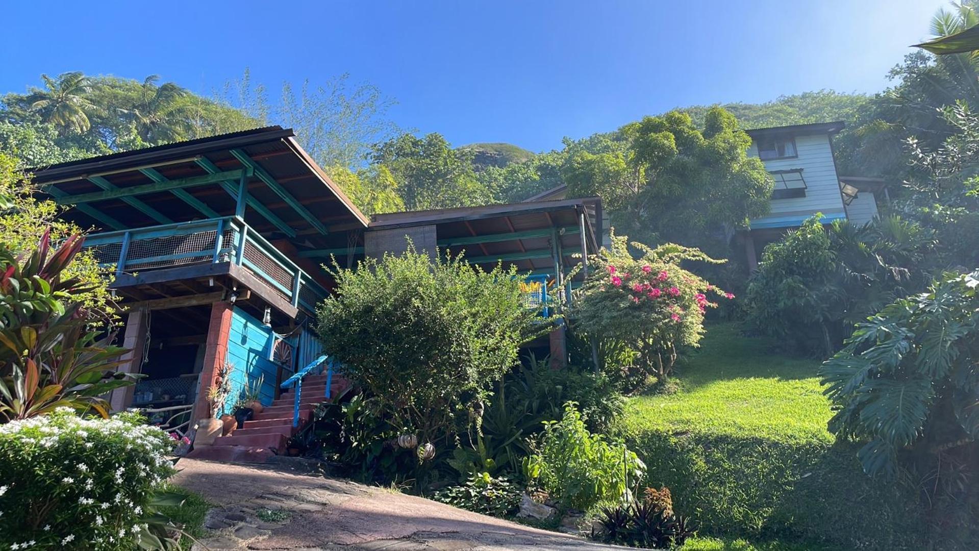 Fare Mato Tahaa Daire Patio  Dış mekan fotoğraf